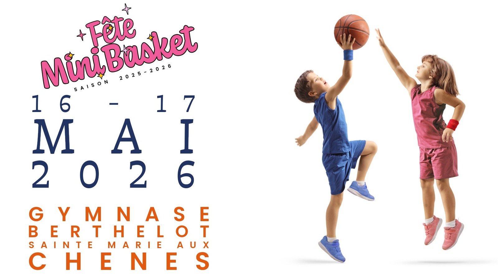 FETE DU MINIBASKET à Ste Marie aux Chênes